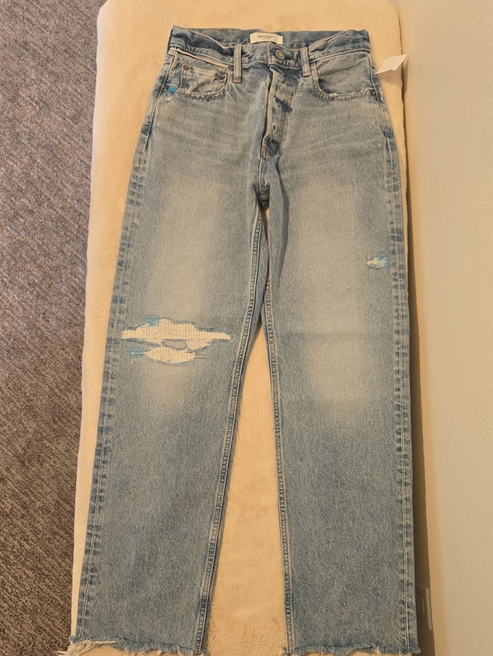 Moussy Vintage Straight Leg Jeans